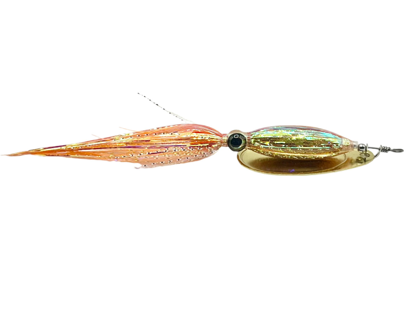 Squid Spinner Orange Chrome