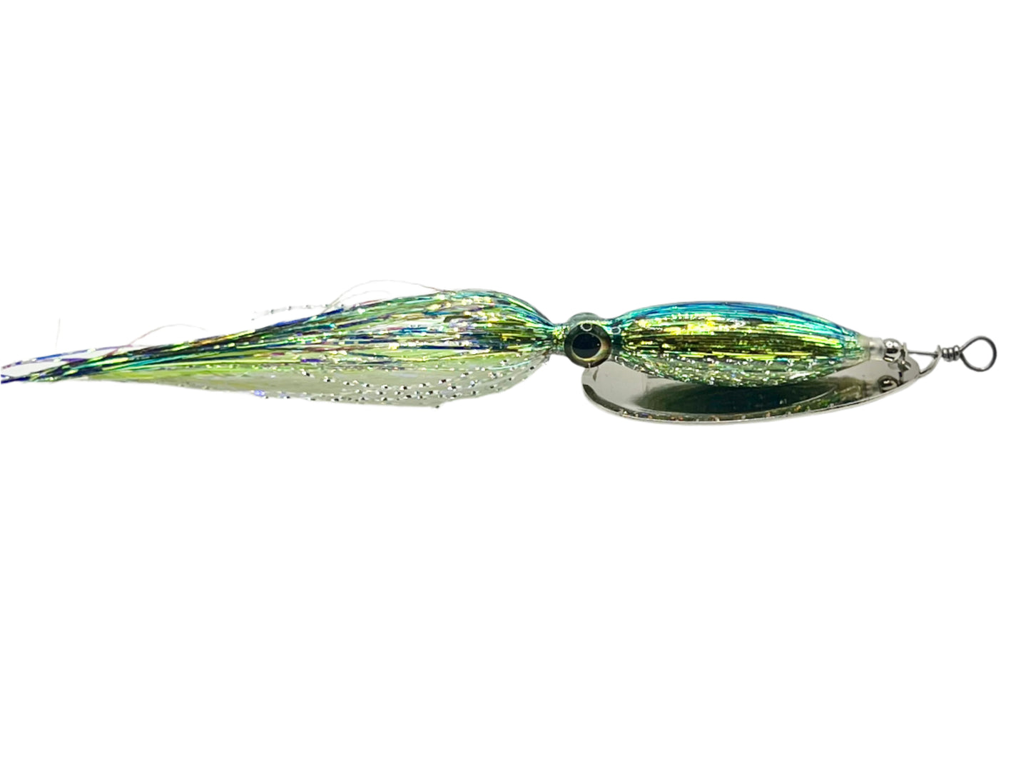 Squid Spinner Peacock Chrome