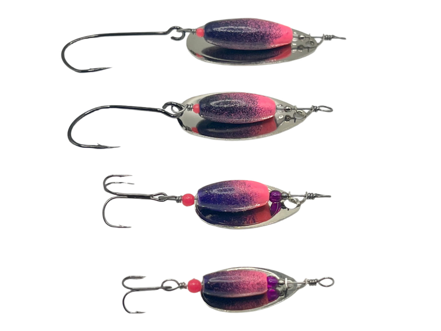 Traditional Spinner Series 2-tone Pink/Purple 3/4oz 1/2oz 3/8oz 1/8oz
