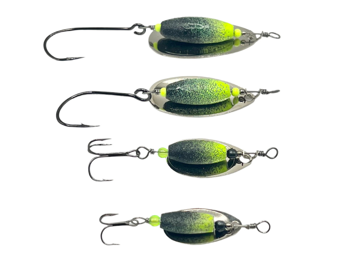 Traditional Spinner Series 2-tone Absinthe 3/4oz 1/2oz 3/8oz 1/8oz