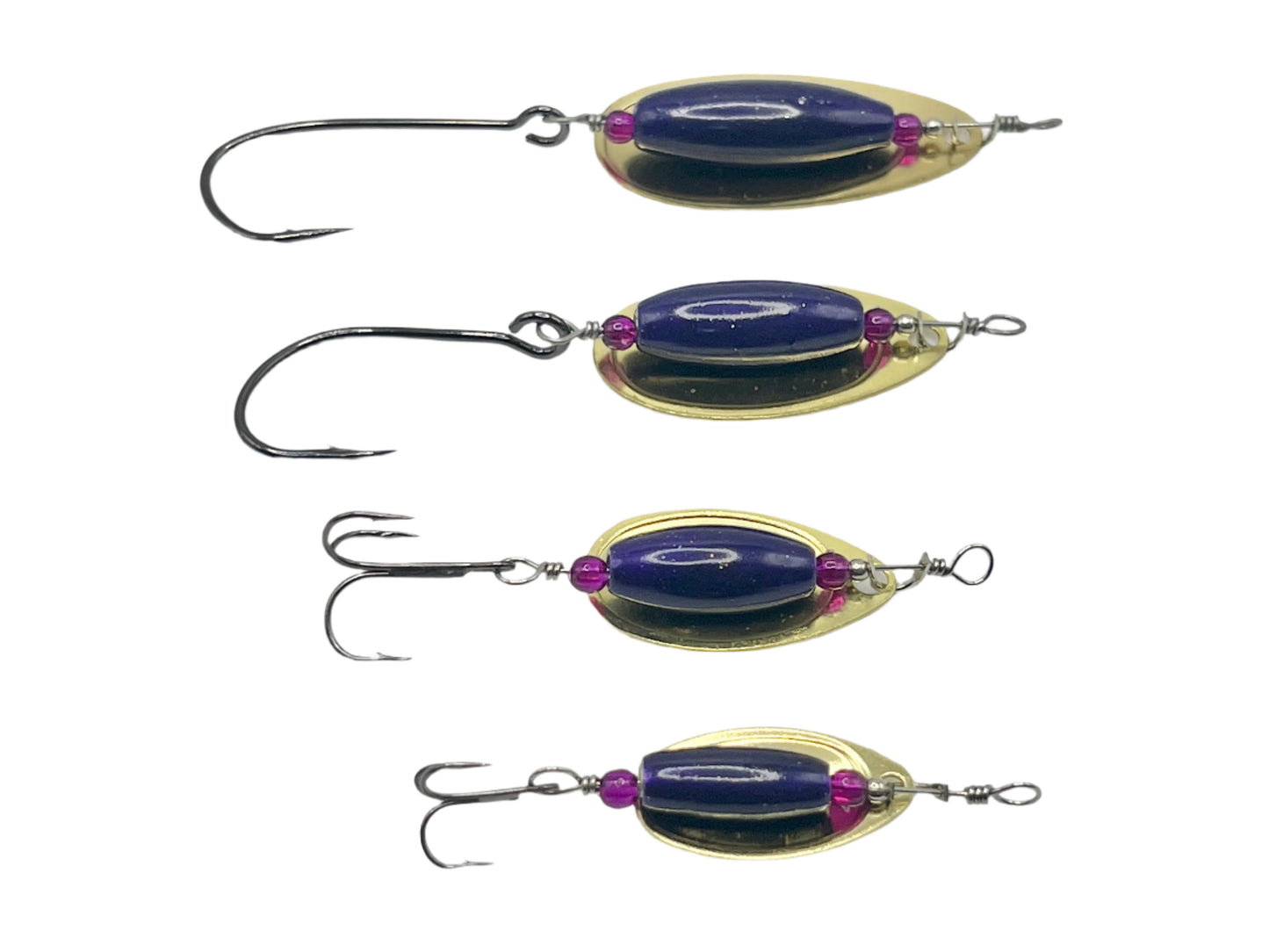 Traditional Spinner Series Purple 3/4oz 1/2oz 3/8oz 1/8oz