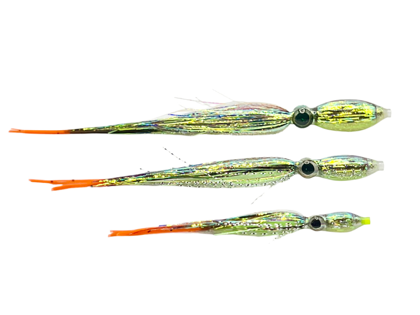 Big Eye Squid Series Motor Oil Chrome 4”-3”-2”