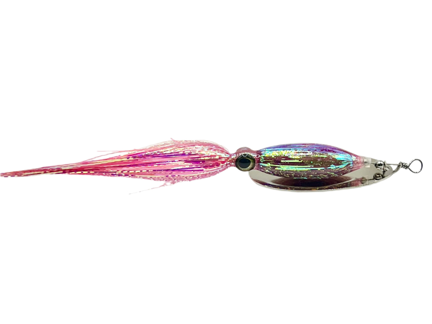 Squid Spinner Red Chrome