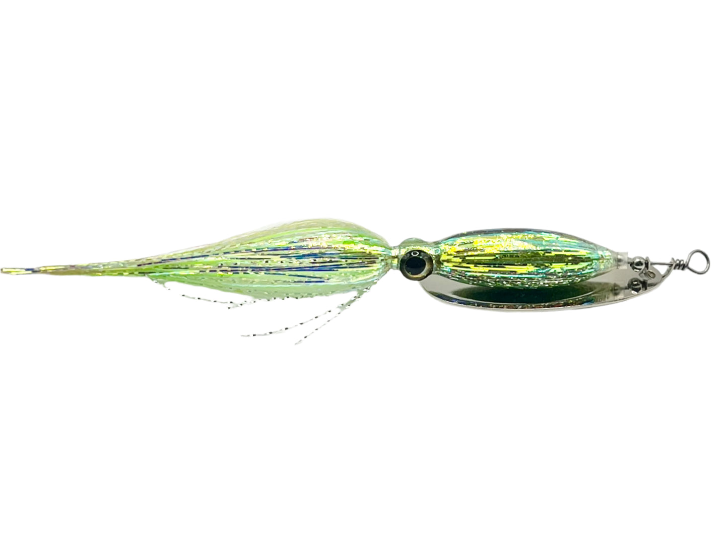 Squid Spinner Chartreuse Chrome