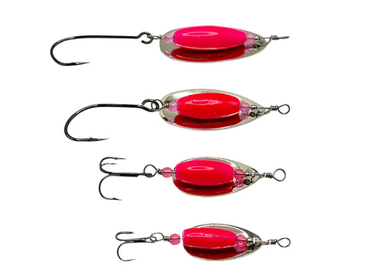 Traditional Spinner Series UV Cerise 3/4oz 1/2oz 3/8oz 1/8oz